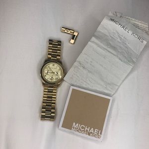Michael Kors MK5055 Gold Watch